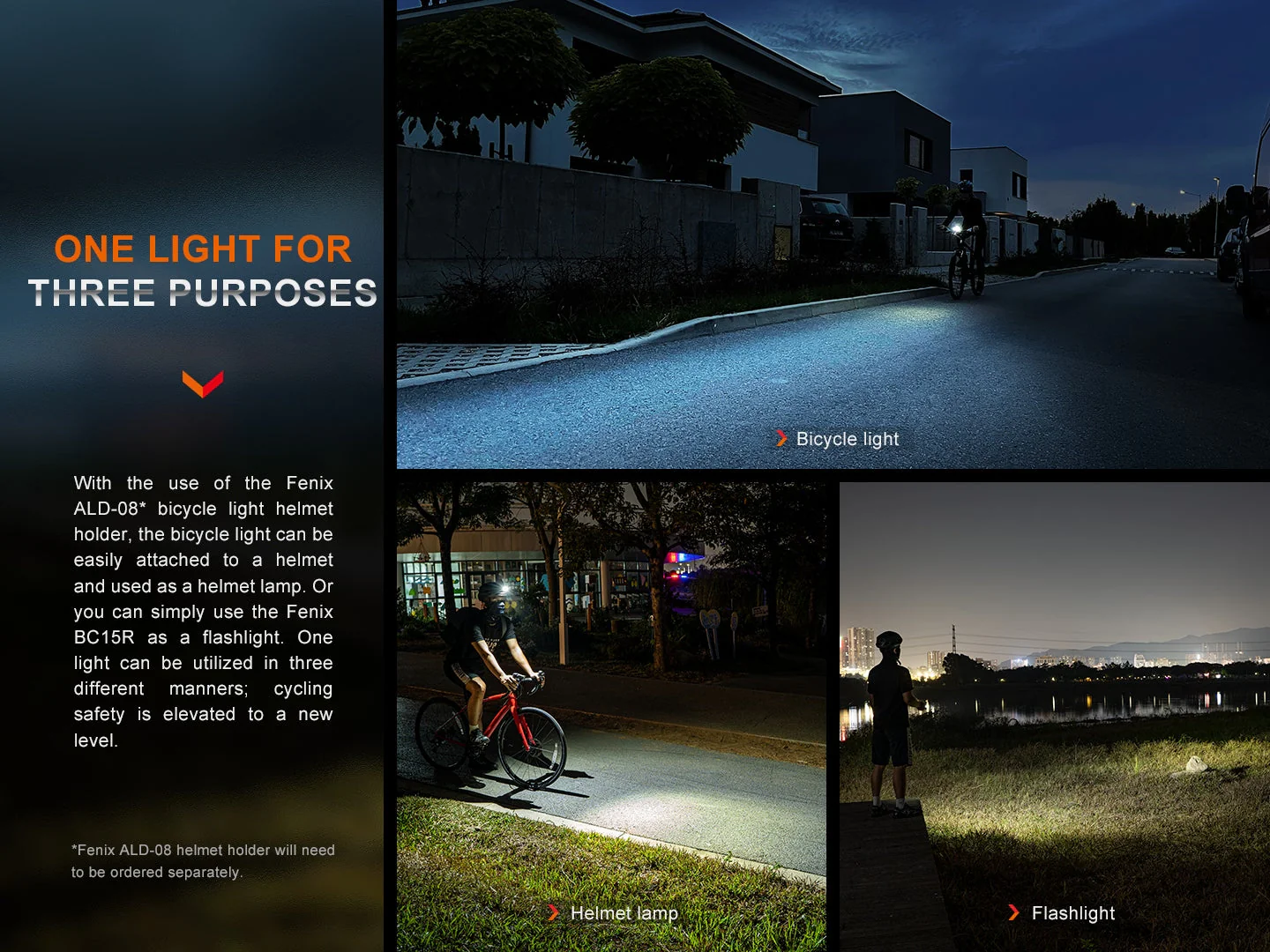 Fenix BC15R Lightweight Rechargeable Bicycle Light - Image 11