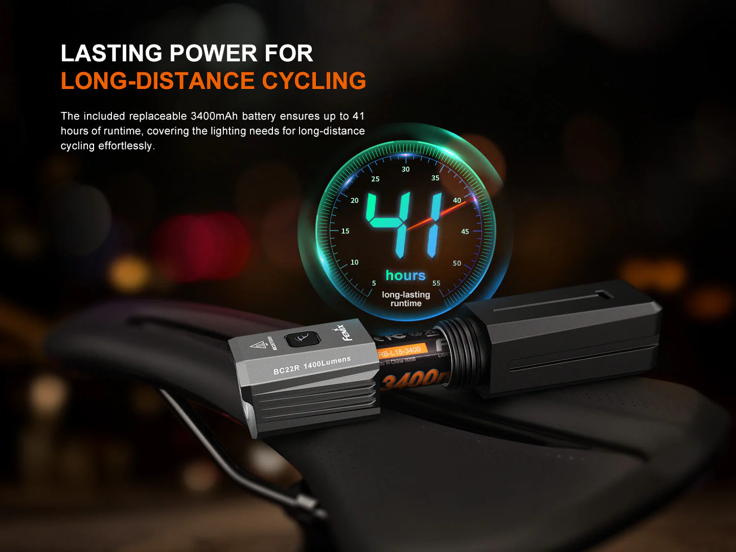 Fenix BC22R High-Performance Road Bike Light - Image 7