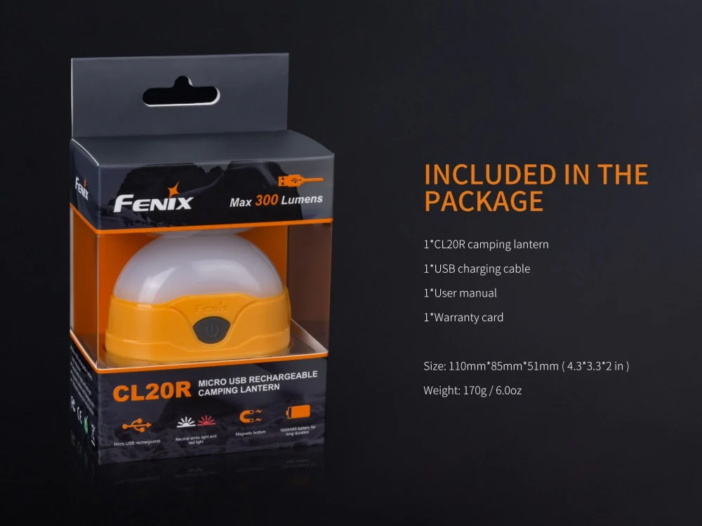 Fenix CL20R LED Rechargeable Camping Lantern - Image 16