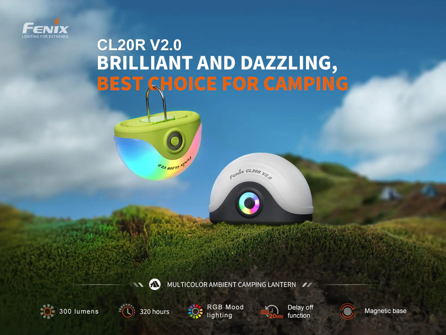 Fenix CL20R V2 Multicolor Camping Lantern - Image 2