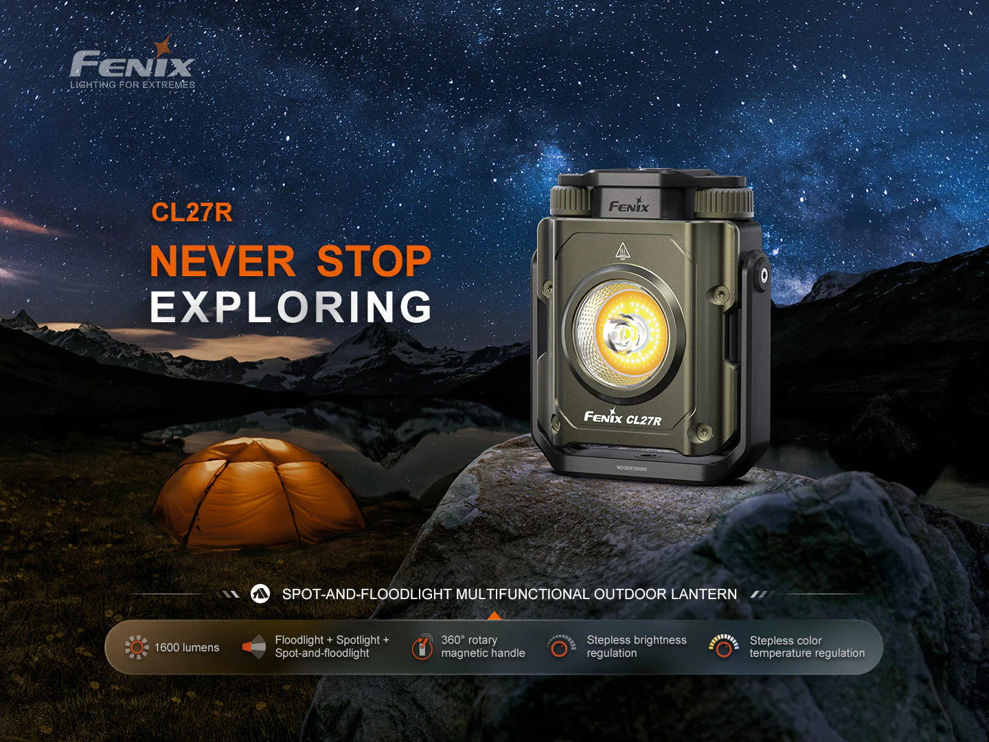 Fenix CL27R Multifunctional Outdoor Lantern - Image 3