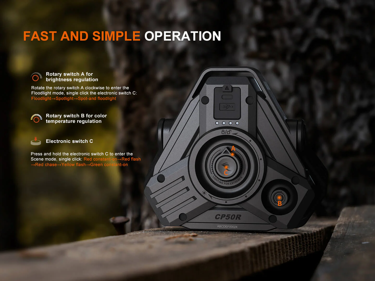 Fenix CP50R Road Hazard Camping Lantern - Image 6