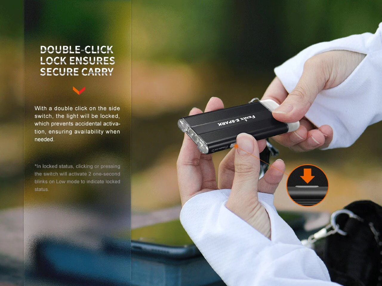 Fenix E-SPARK Ultra-Thin Powerbank LED Flashlight - Image 2