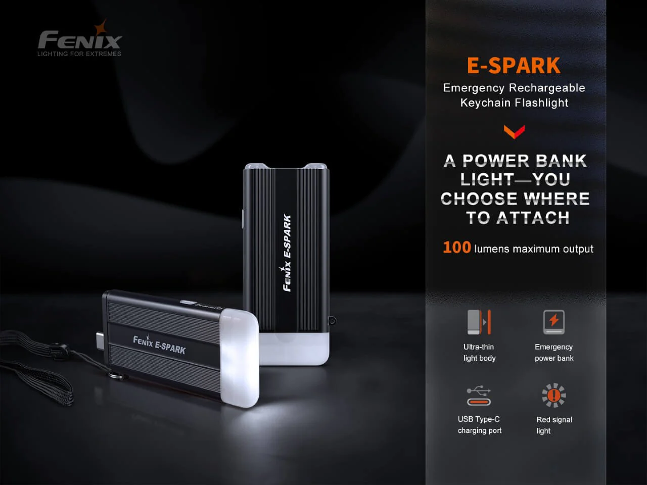 Fenix E-SPARK Ultra-Thin Powerbank LED Flashlight - Image 3