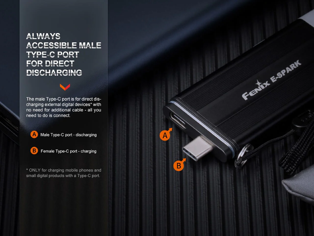 Fenix E-SPARK Ultra-Thin Powerbank LED Flashlight - Image 6