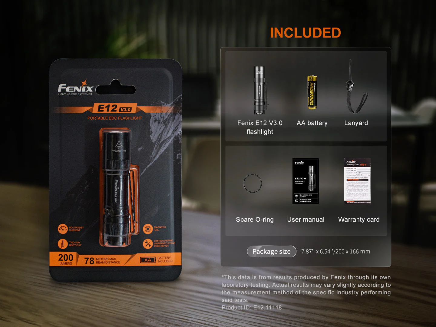 Fenix E12 V3 Pocket EDC AA Flashlight - Image 15