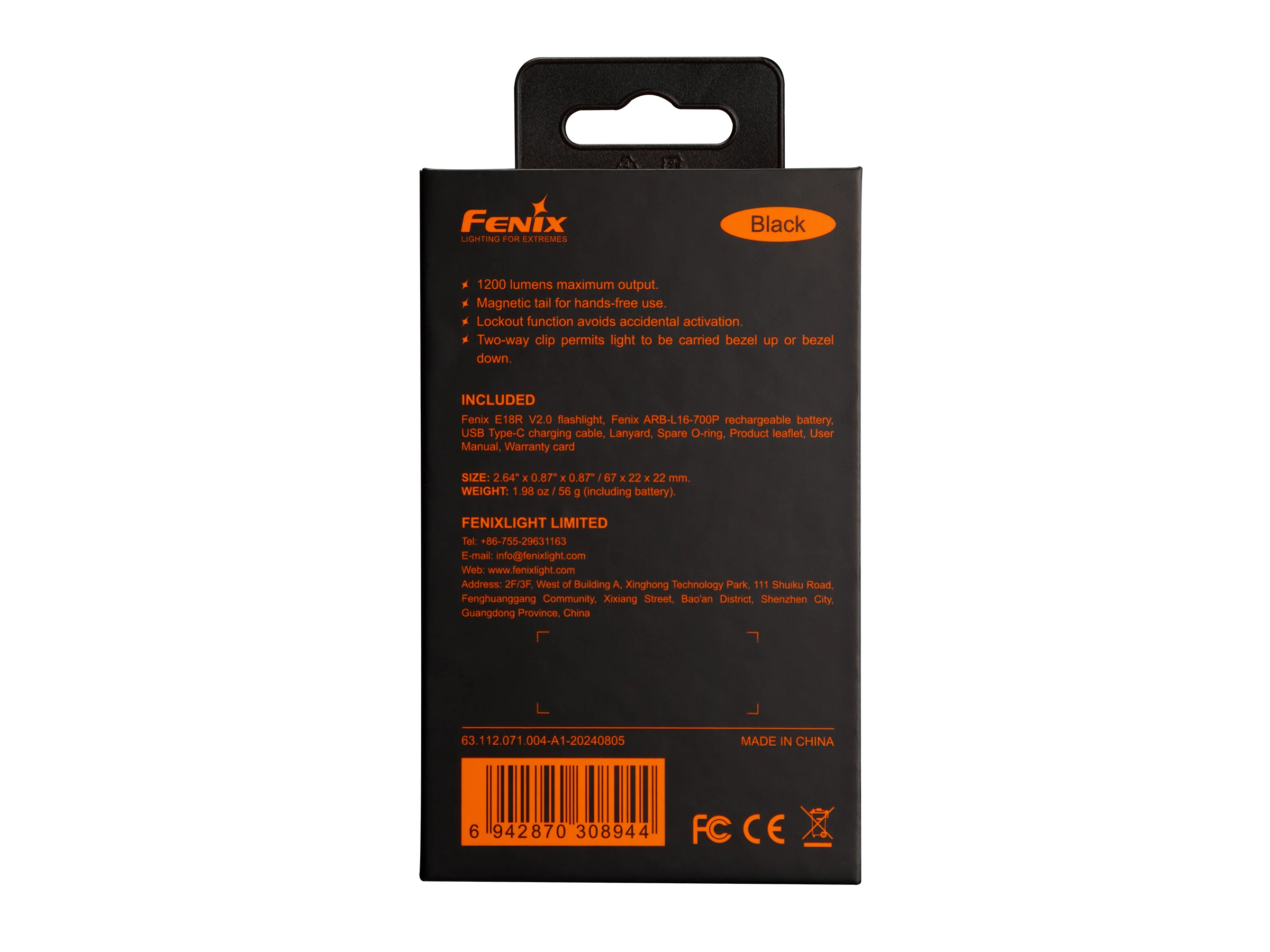 Fenix E18R V2 Rechargeable LED Flashlight - Image 28