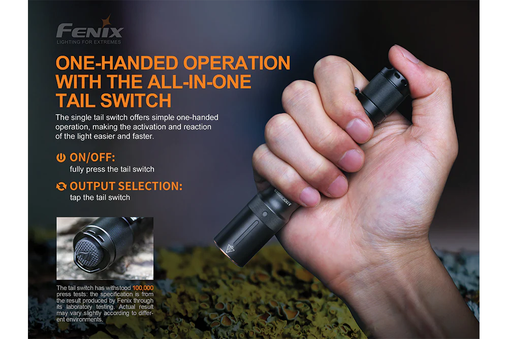 Fenix E20 V2.0 EDC Flashlight - 350 Lumens - Image 2
