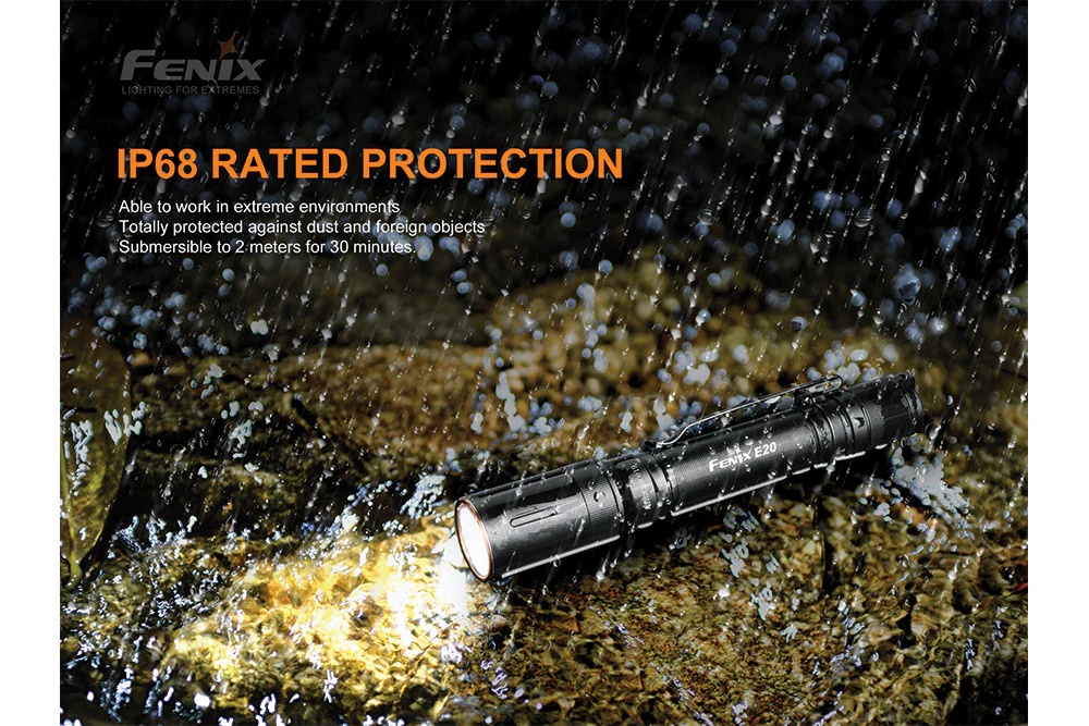 Fenix E20 V2.0 EDC Flashlight - 350 Lumens - Image 9