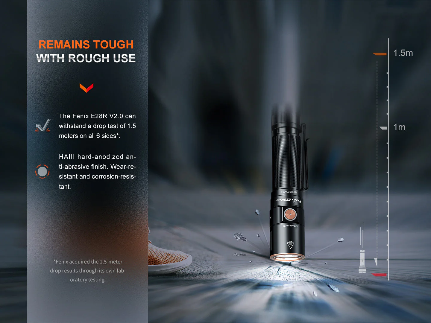 Fenix E28R V2 Rechargeable EDC Flashlight - Image 13