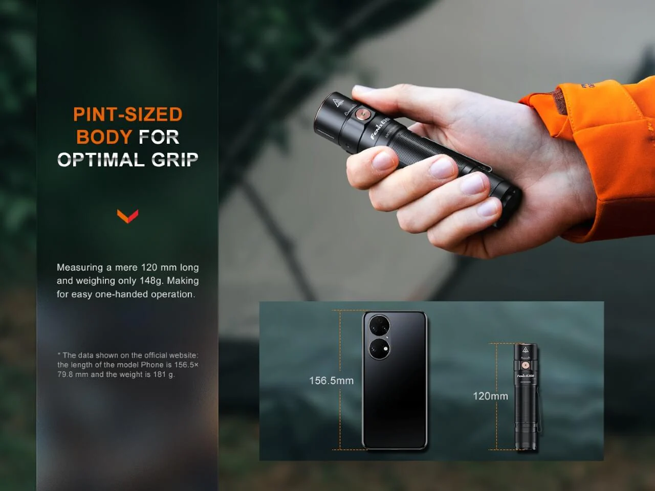 Fenix E35R High-Performance Rechargeable LED Flashlight - Image 2