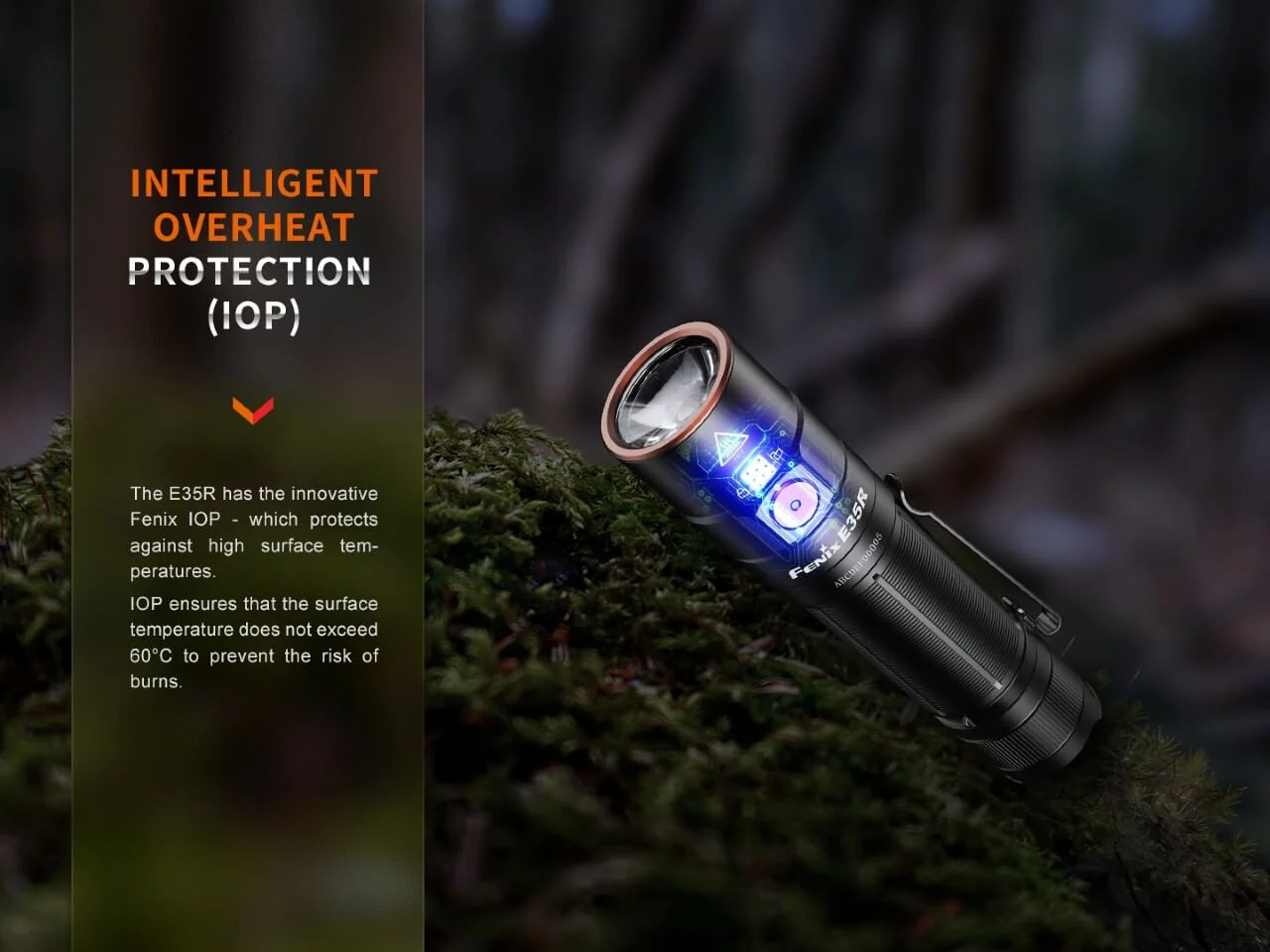Fenix E35R High-Performance Rechargeable LED Flashlight - Image 6