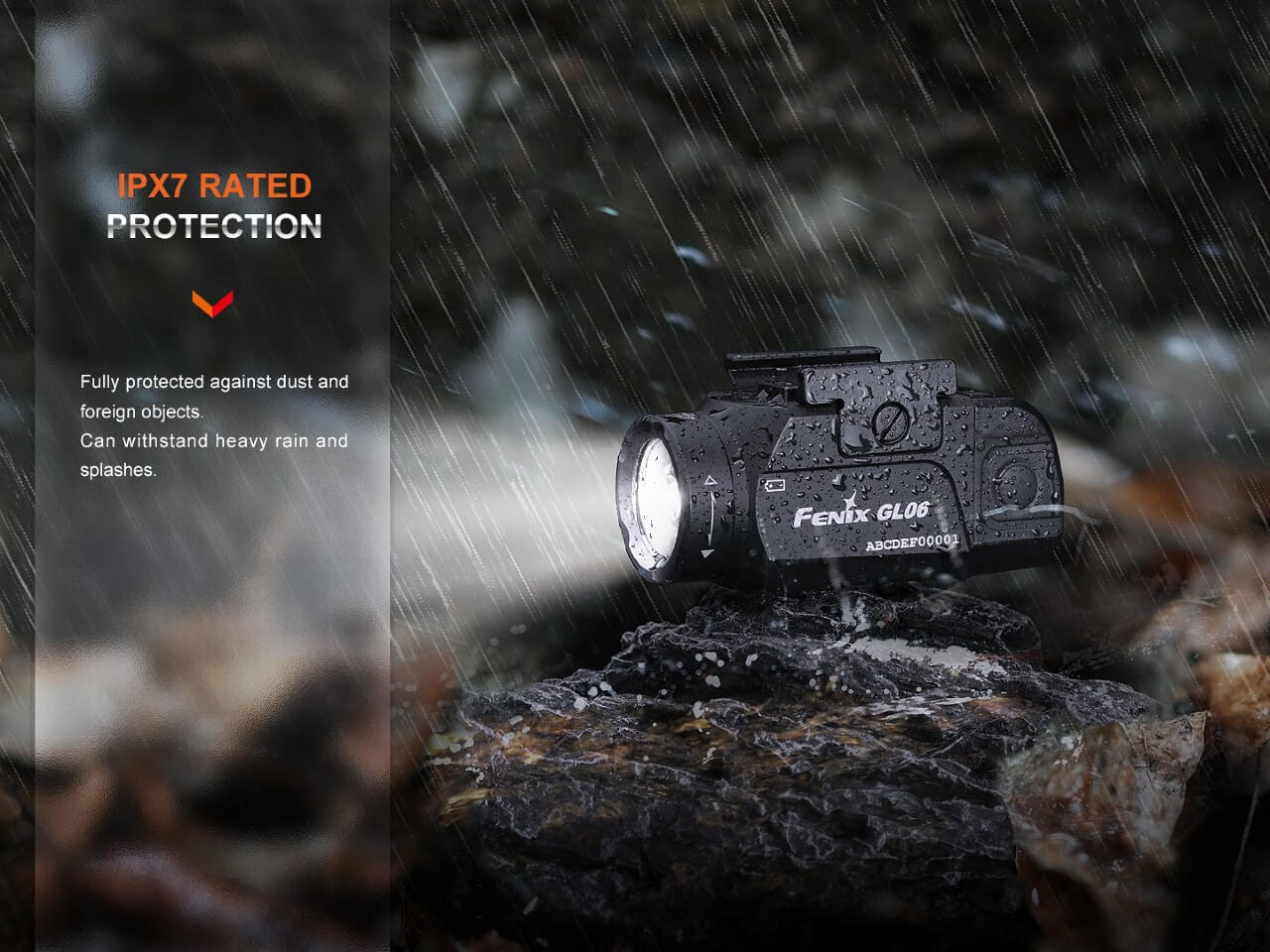 Fenix GL06 Pocket Pistol Tactical LED Light - 600 Lumens - Image 6