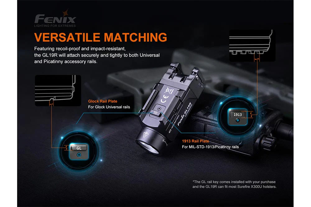 Fenix GL19R Rechargeable Tactical Light - Discontinued - Image 6