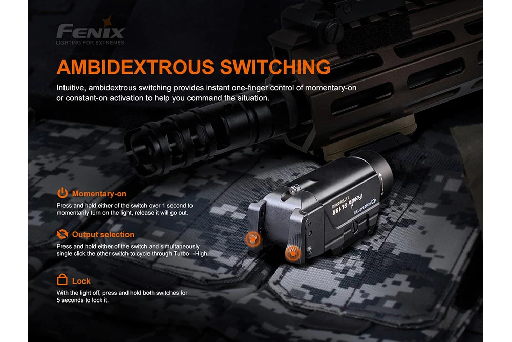 Fenix GL19R Rechargeable Tactical Light - Discontinued - Image 8