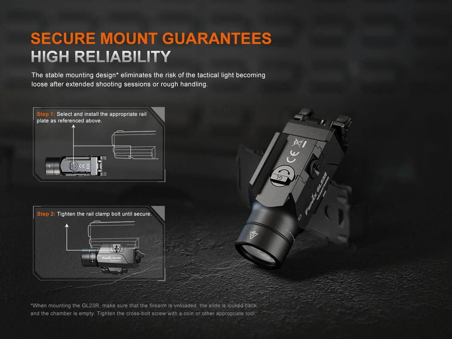 Fenix GL23R Green Laser Tactical Light - Image 9