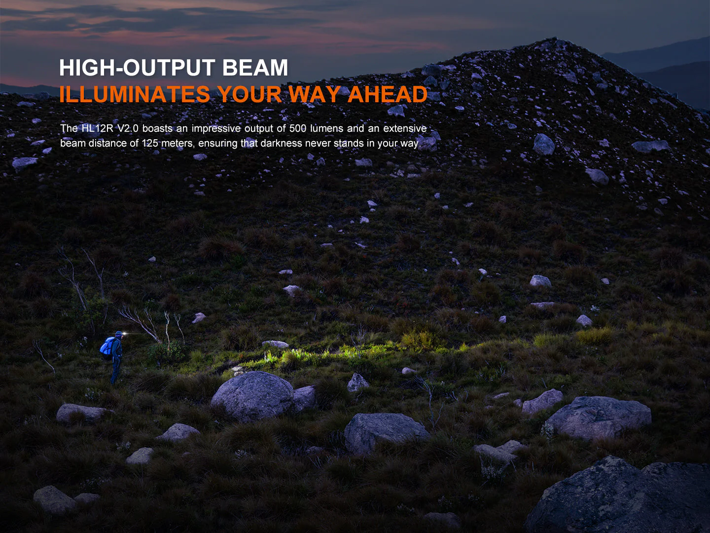 Fenix HL12R V2 Ultralight Outdoor Rechargeable Headlamp - Image 4