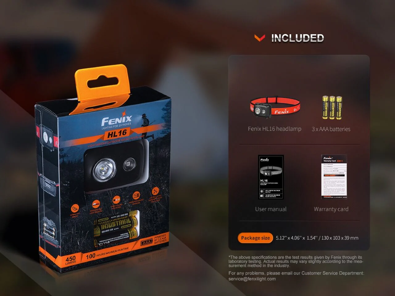 Fenix HL16 Lightweight Outdoor Hiking LED Headlamp - Image 16