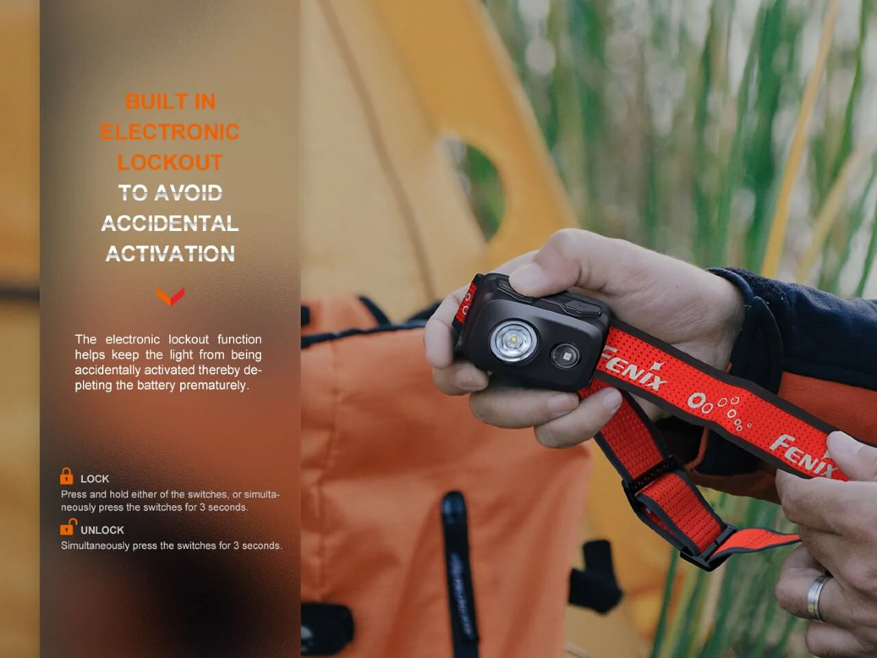 Fenix HL16 Lightweight Outdoor Hiking LED Headlamp - Image 2