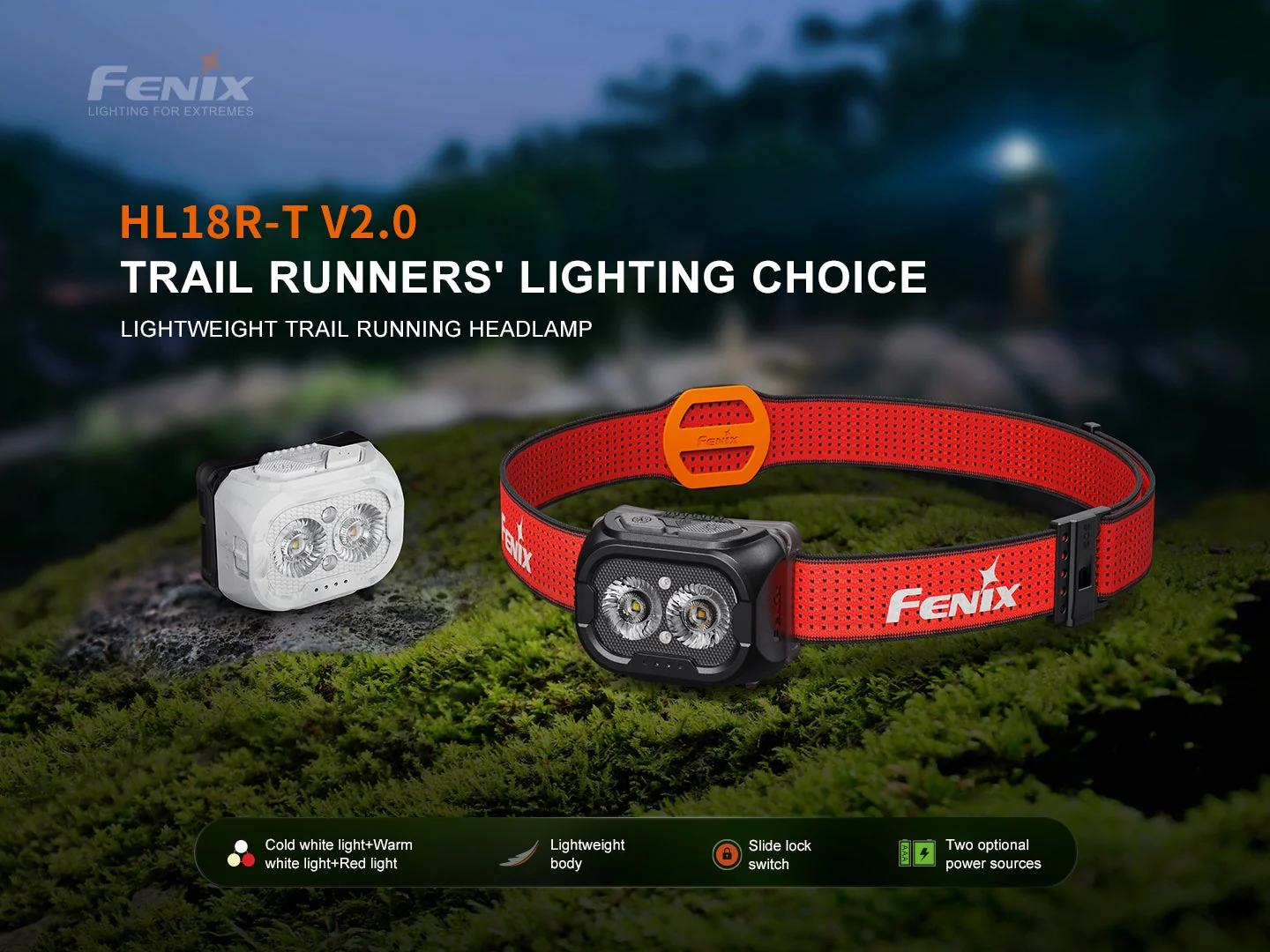Fenix HL18R-T V2 Lightweight Trail Running Headlamp - Image 3