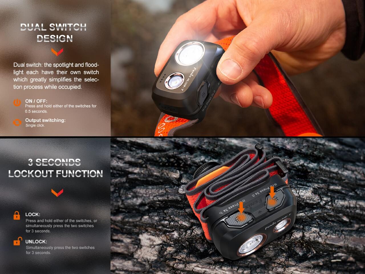 Fenix HL32R-T Trail Running LED Headlamp - 800 Lumens - Image 10
