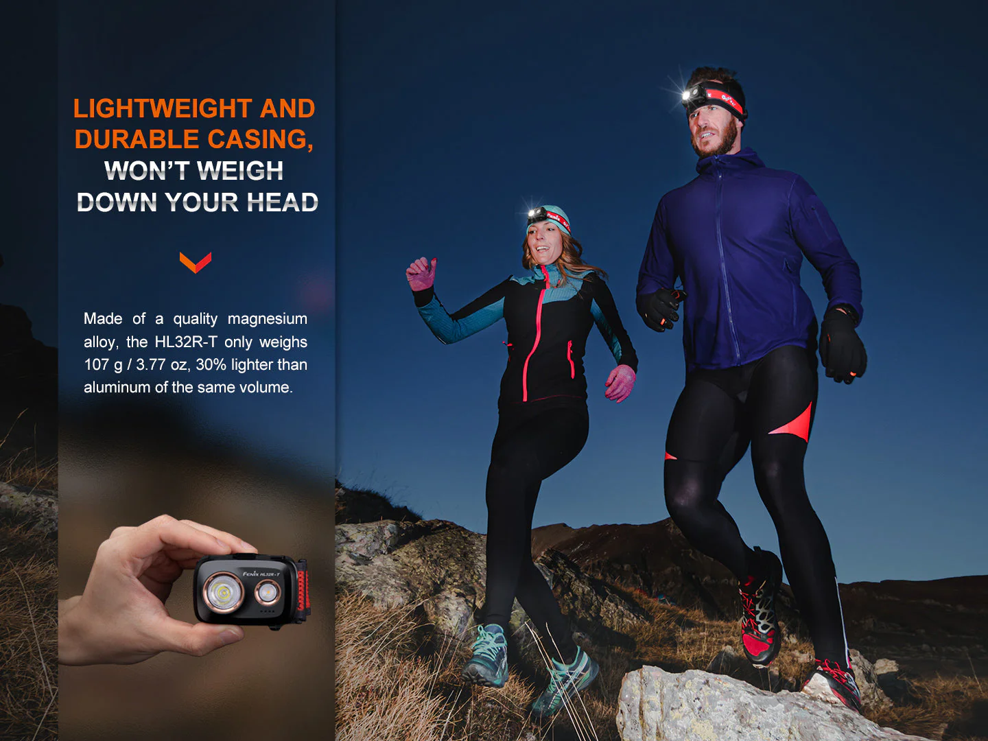 Fenix HL32R-T Trail Running LED Headlamp - 800 Lumens - Image 2