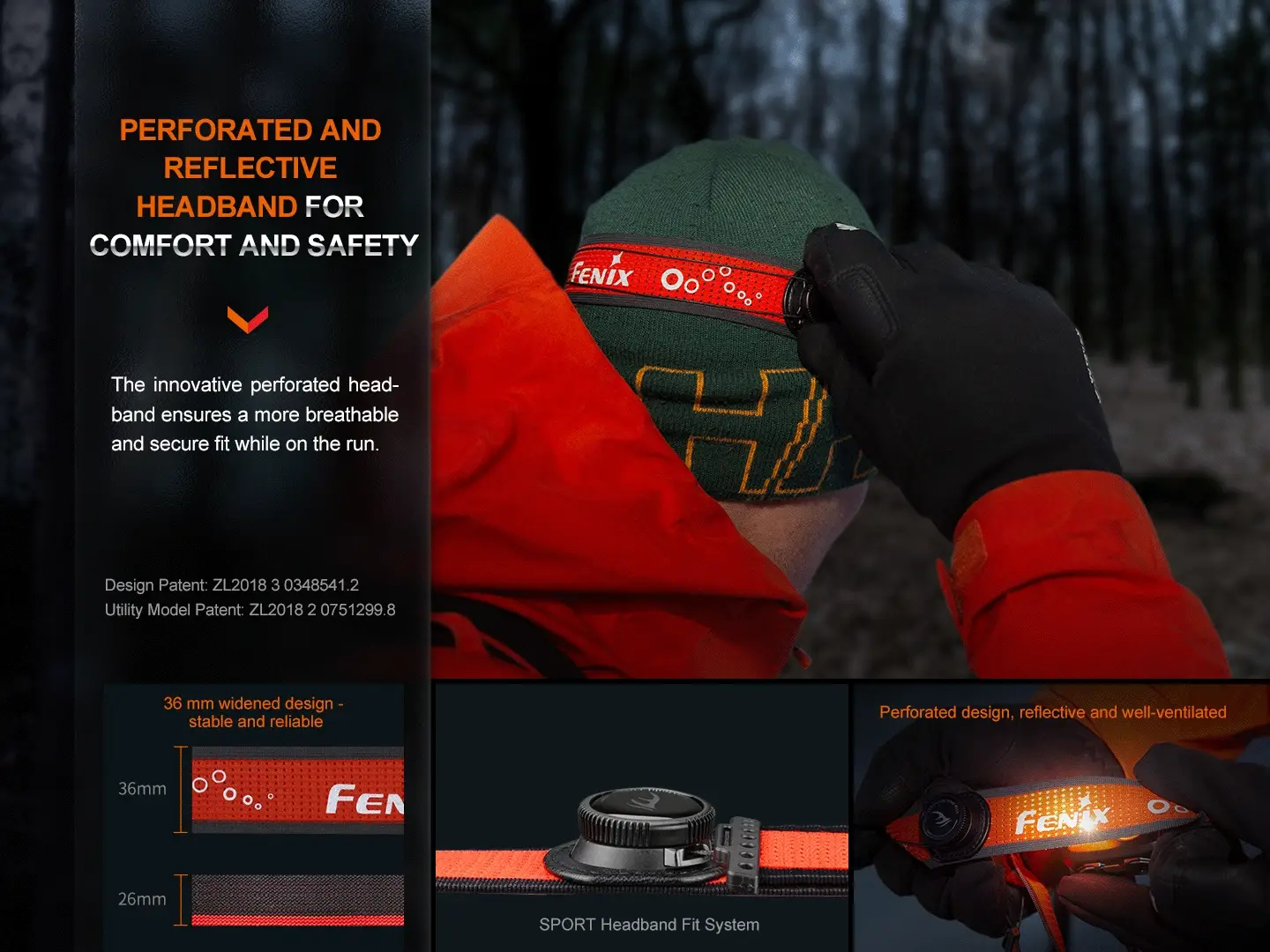 Fenix HL32R-T Trail Running LED Headlamp - 800 Lumens - Image 5
