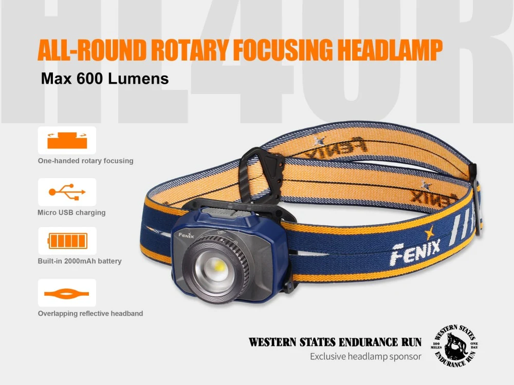 Fenix HL40R Focusable USB Rechargeable LED Headlamp - Image 2