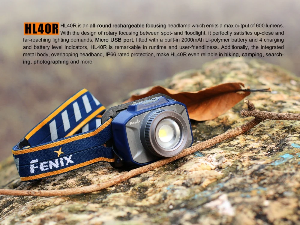 Fenix HL40R Focusable USB Rechargeable LED Headlamp - Image 3