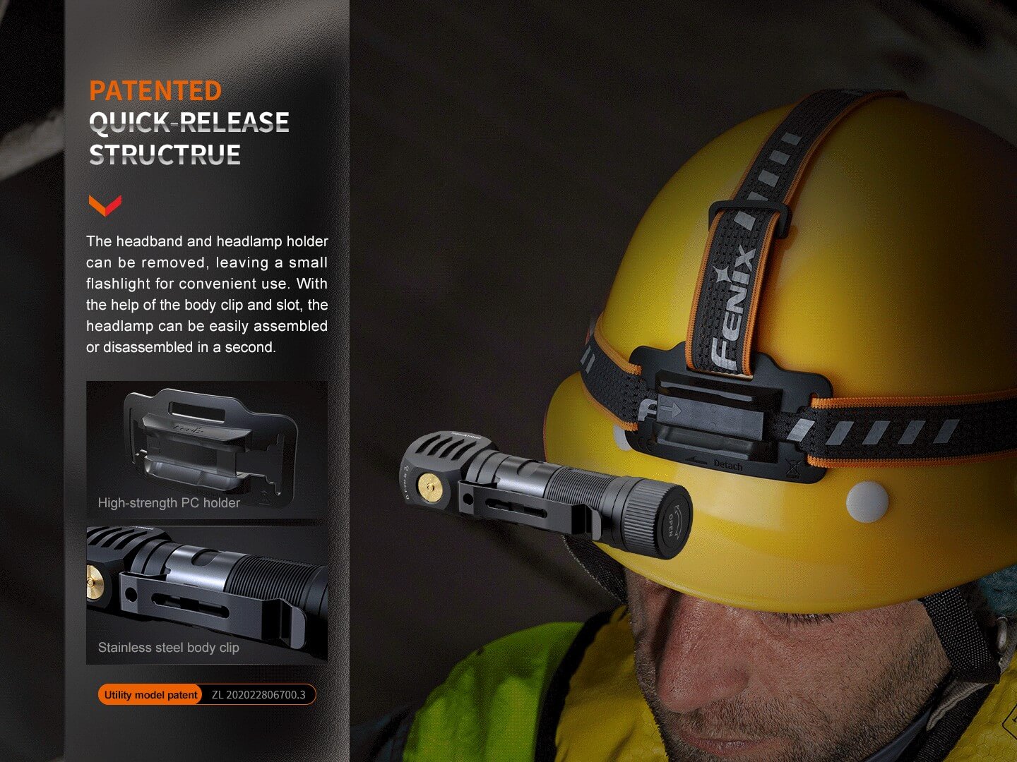 Fenix HM61R V2 Rechargeable LED Headlamp - 1600 Lumens - Image 2