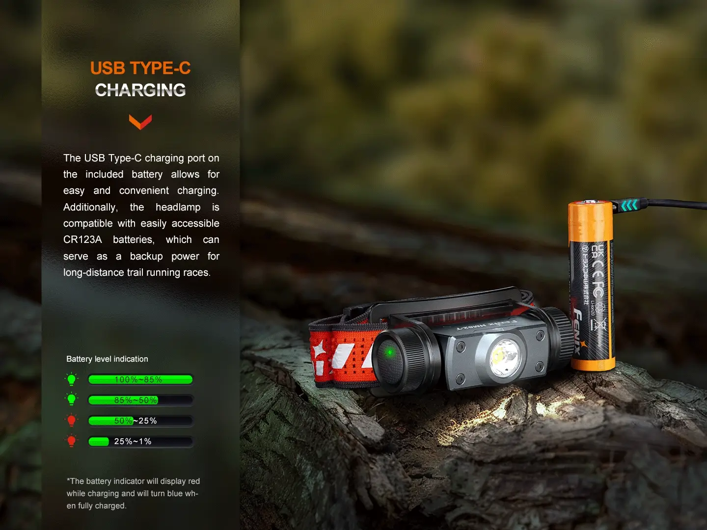 Fenix HM62-T Lightweight Trail Running Headlamp - Image 9