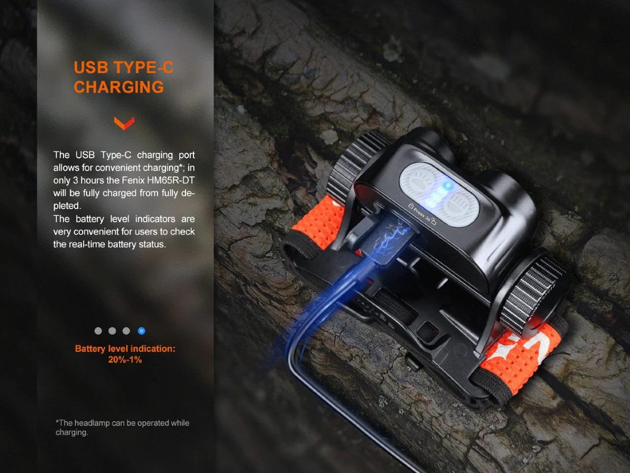 Fenix HM65R-DT Trail Running LED Headlamp - Image 7