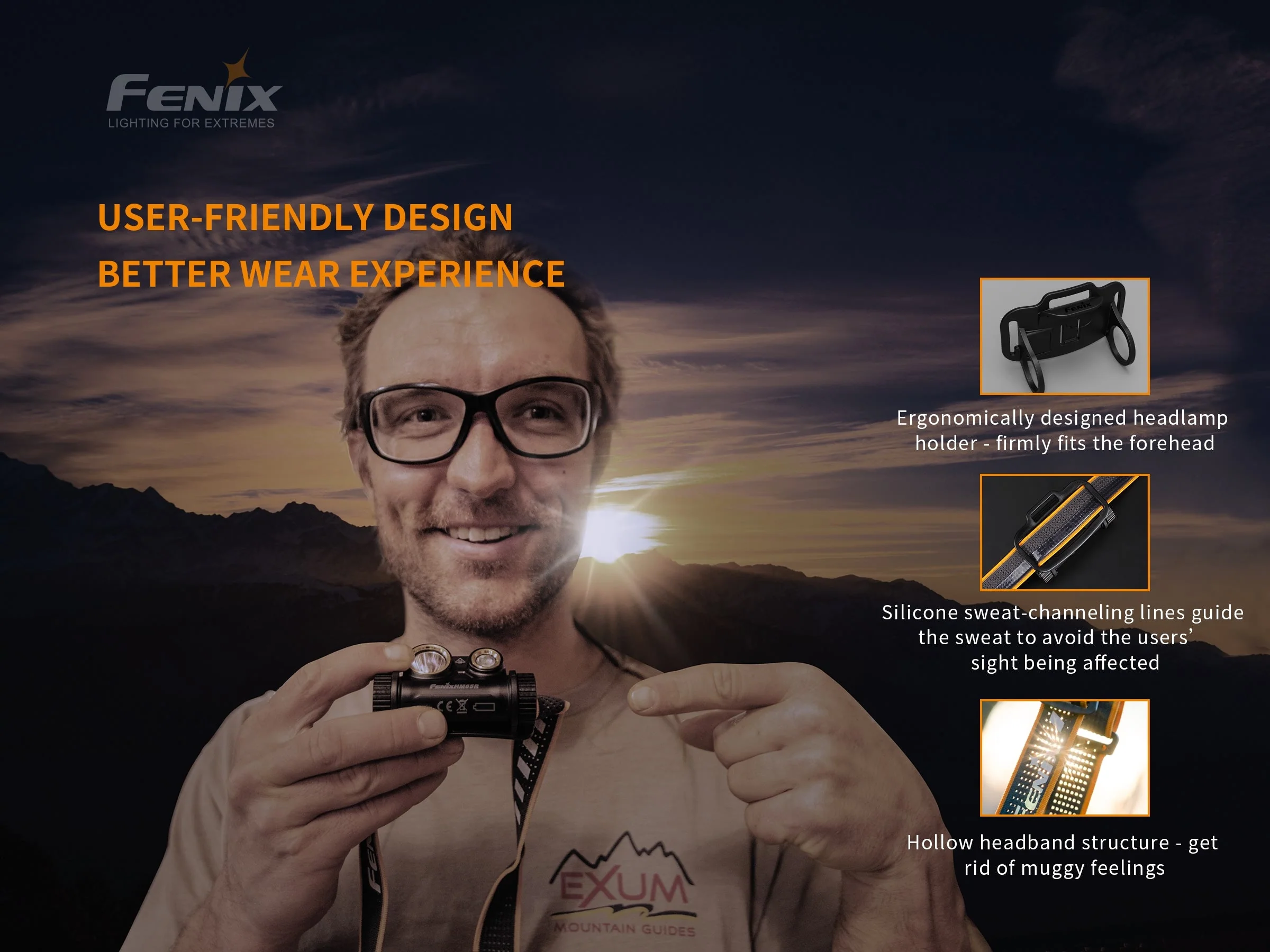Fenix HM65R Rechargeable LED Headlamp - 1400 Lumens - Image 10