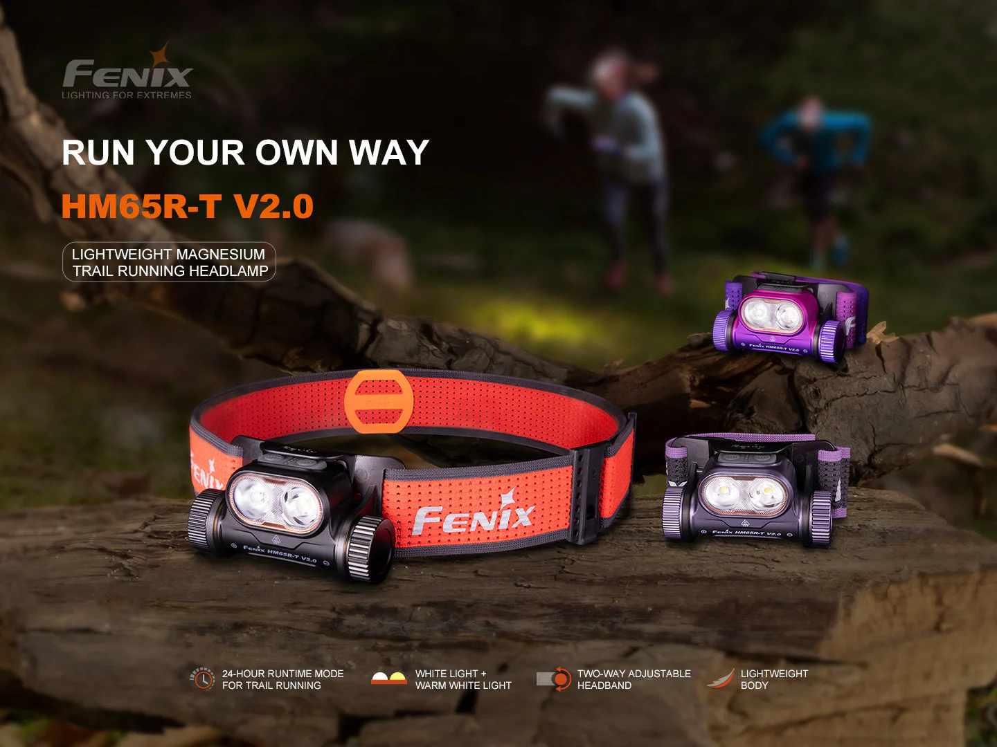 Fenix HM65R-T V2 Rechargeable Lightweight Trail Running Headlamp - Image 4