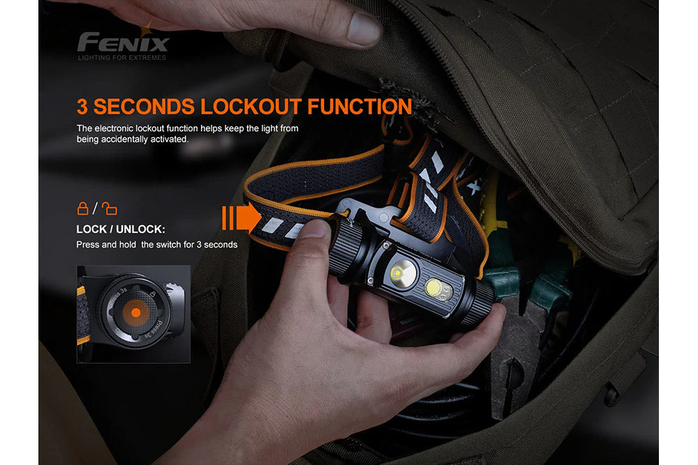 Fenix HM70R Rechargeable LED Headlamp - 1600 Lumens - Image 11