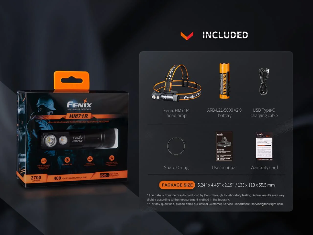 Fenix HM71R Rechargeable Industrial LED Headlamp - Image 17