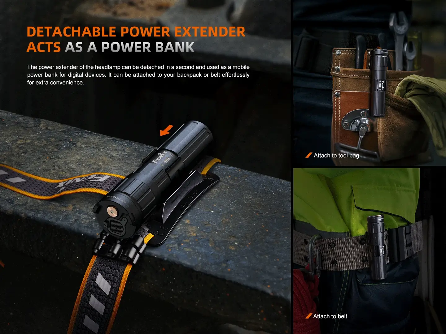 Fenix HM75R Rechargeable Industrial Headlamp - 1600 Lumens - Image 12