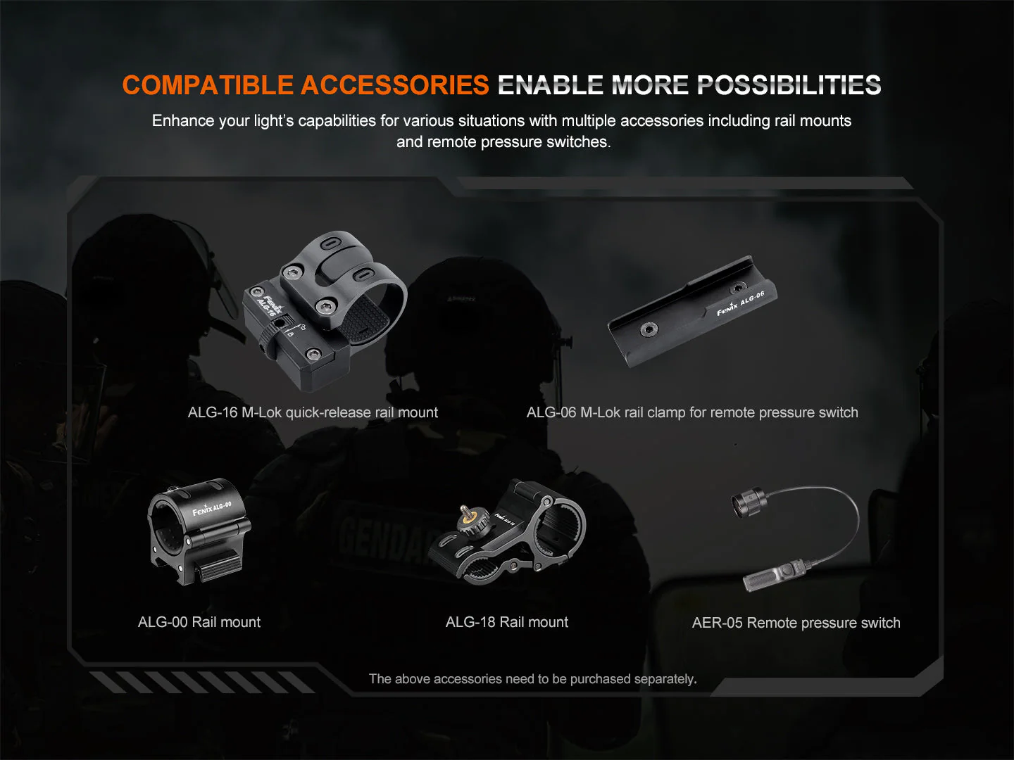 Fenix HT32 Hunting Flashlight with Red & Green Output - Image 14
