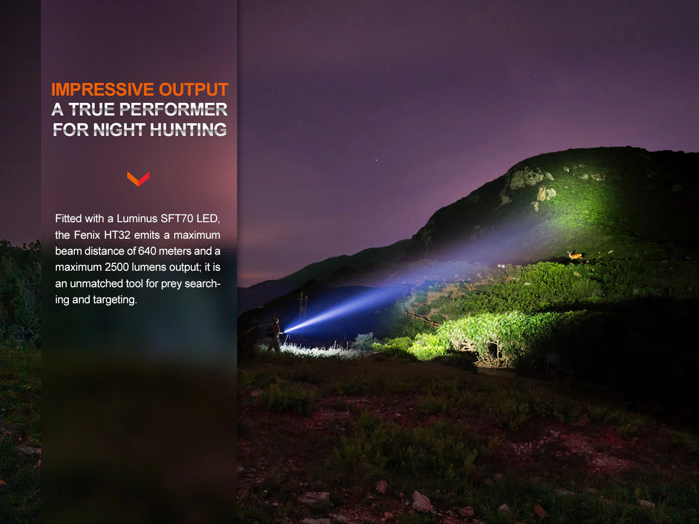 Fenix HT32 Hunting Flashlight with Red & Green Output - Image 9