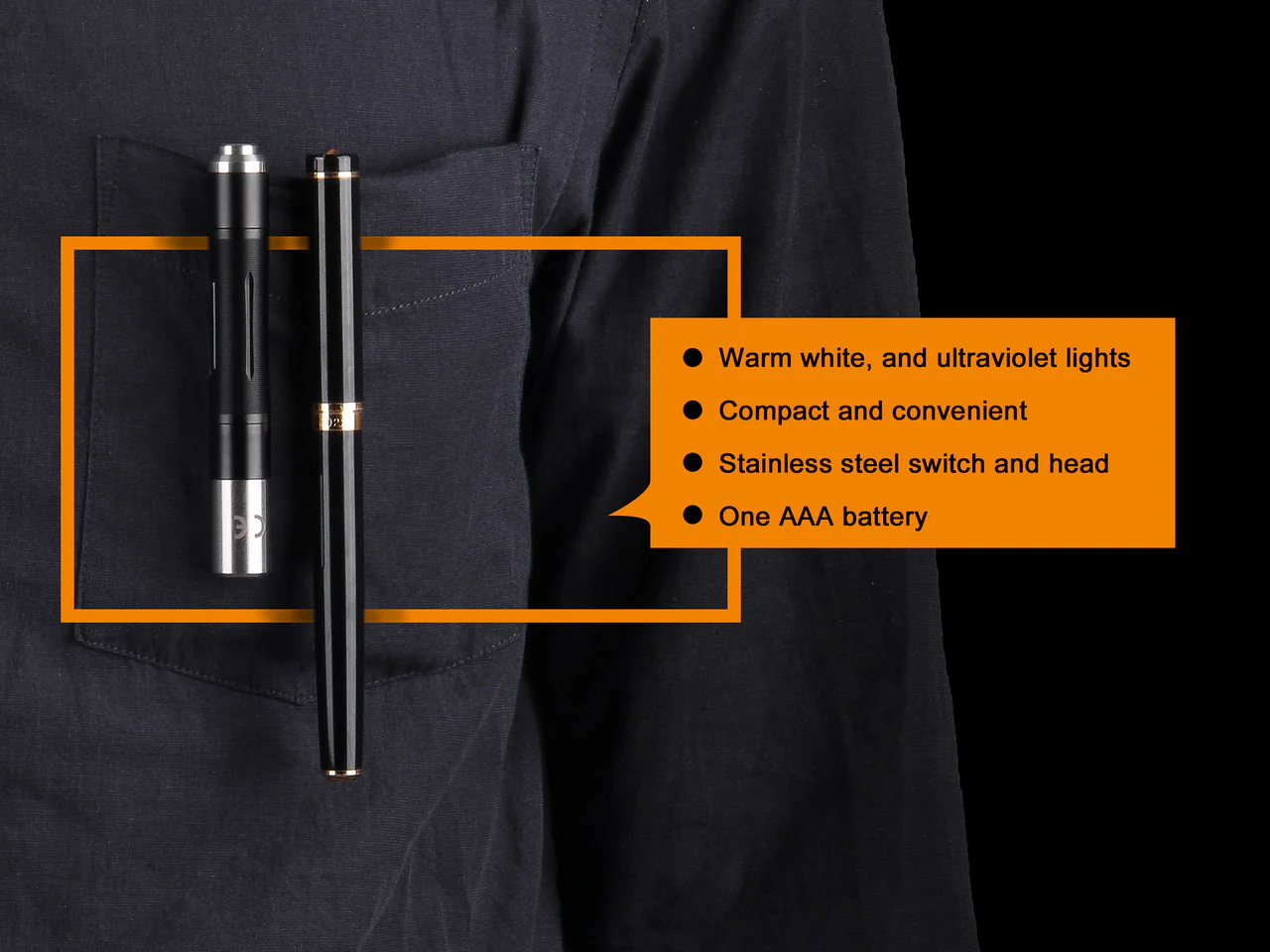 Fenix LD02 V2.0 EDC LED Penlight with UV Lighting - Image 6