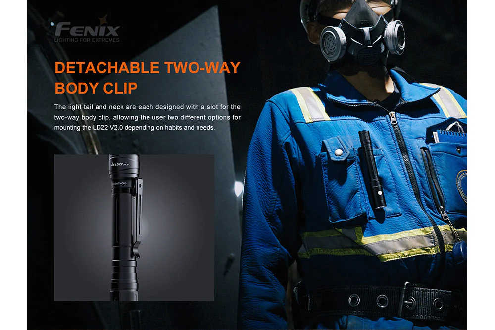 Fenix LD22 V2 Compact LED Flashlight - 800 Lumens - Image 2