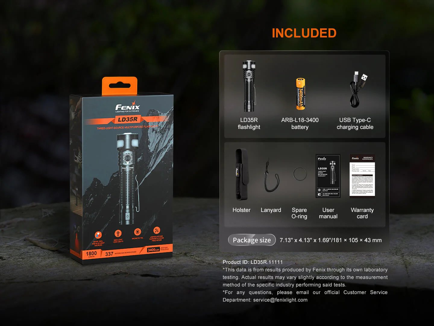 Fenix LD35R High Performance Multimode Tactical Flashlight - Image 16