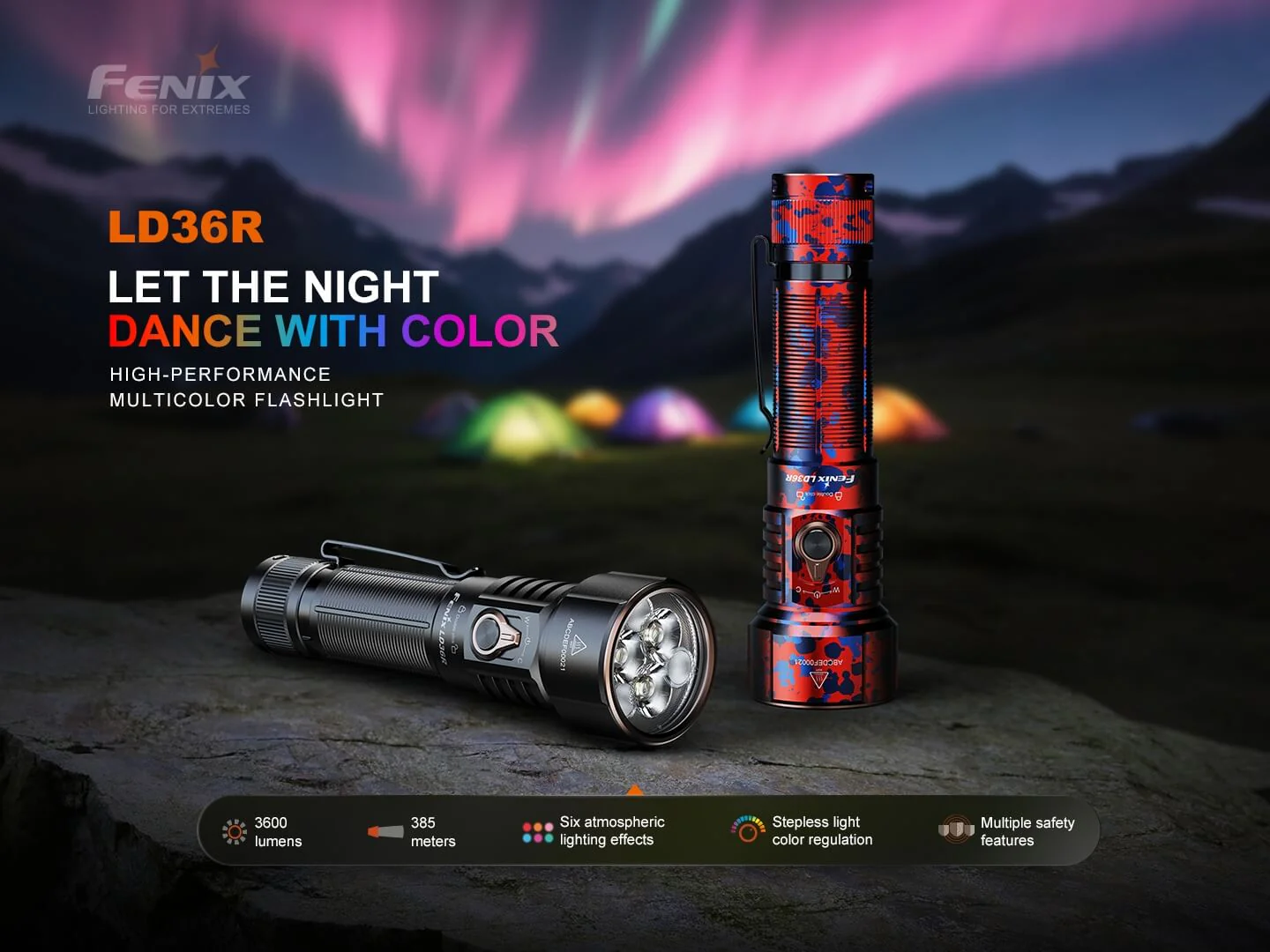 Fenix LD36R Multicolor Flashlight - Image 3