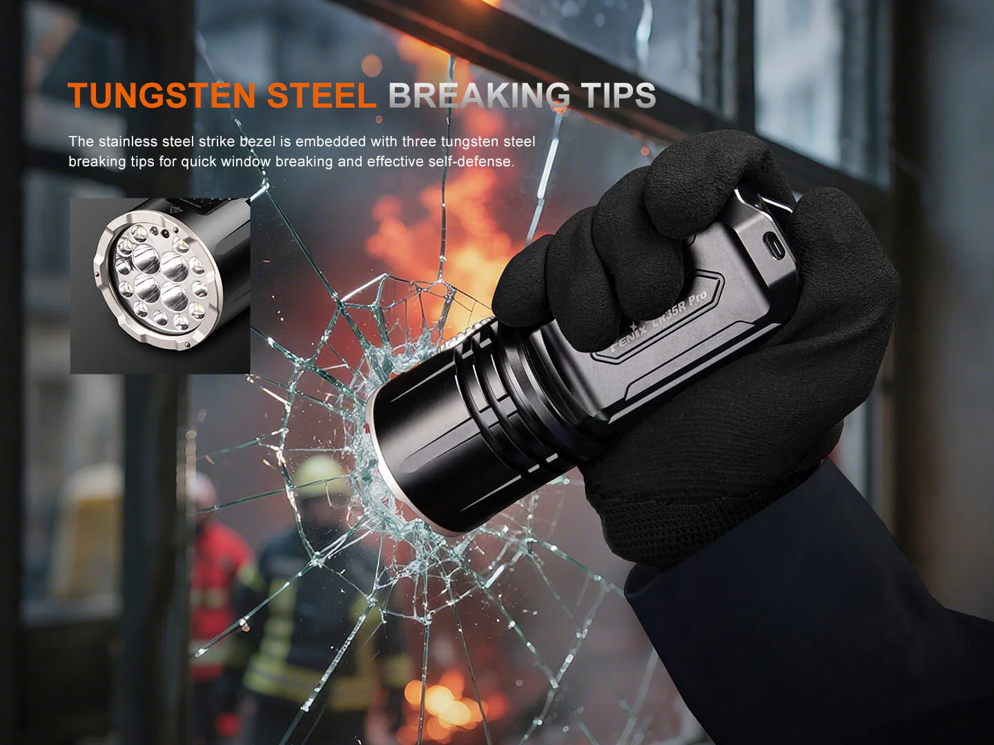 Fenix LR35R PRO Rechargeable Palm-Sized Searchlight - Image 12