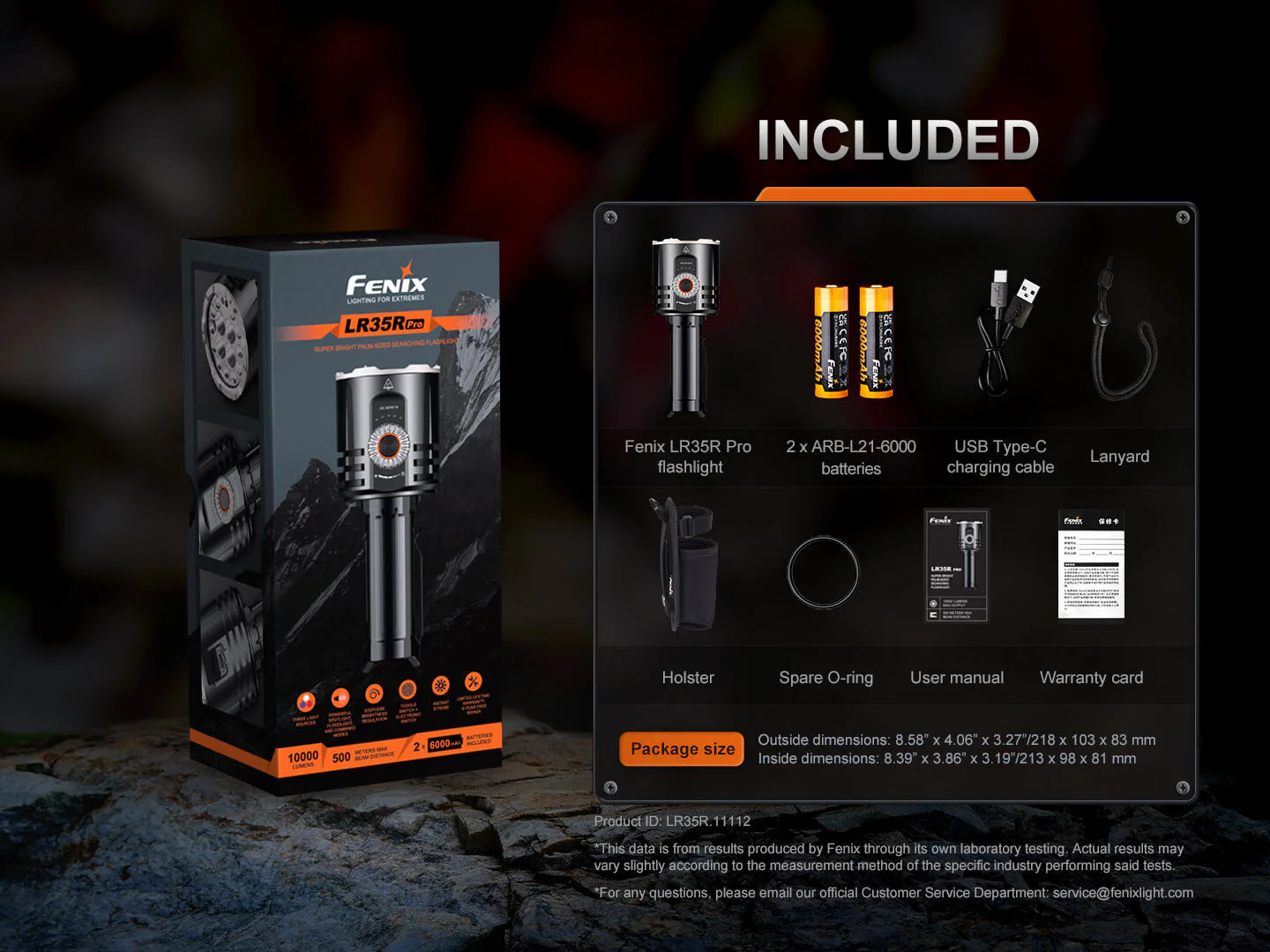 Fenix LR35R PRO Rechargeable Palm-Sized Searchlight - Image 19