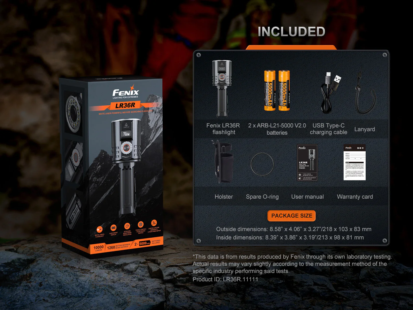 Fenix LR36R White Laser Searching Flashlight - Image 18