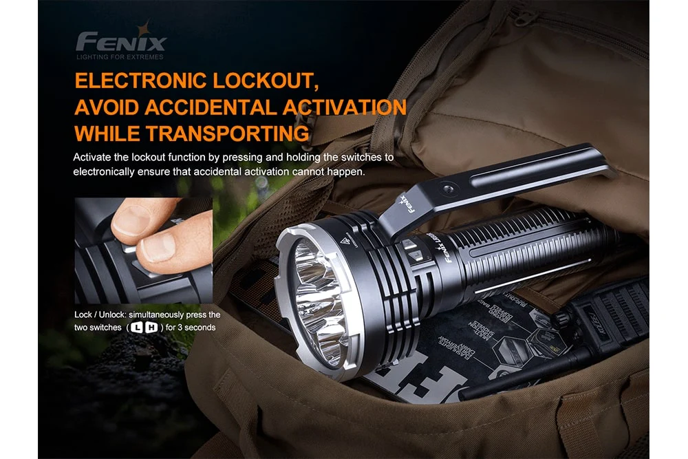 Fenix LR80R Rechargeable LED Searchlight - 18000 Lumens - Image 11