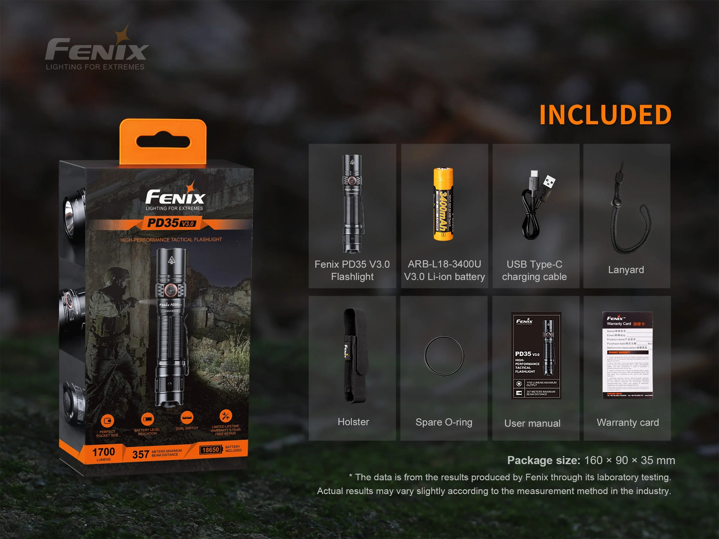 Fenix PD35 V3.0 Everyday Carry Flashlight - 1700 Lumens - Image 18