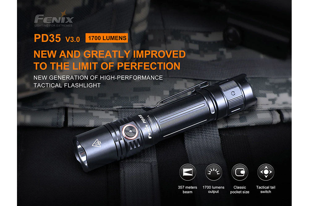 Fenix PD35 V3.0 Everyday Carry Flashlight - 1700 Lumens - Image 6