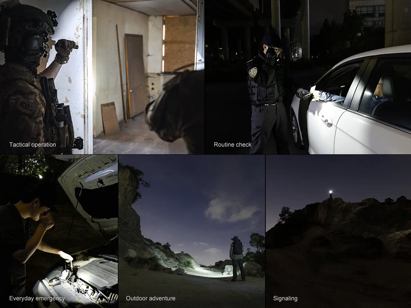 Fenix PD35R ACE Multi-mode Tactical Flashlight + FREE CL01 Mini Lantern - Image 11